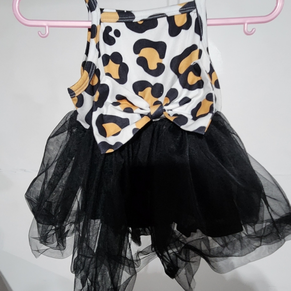 Infant leopard dress